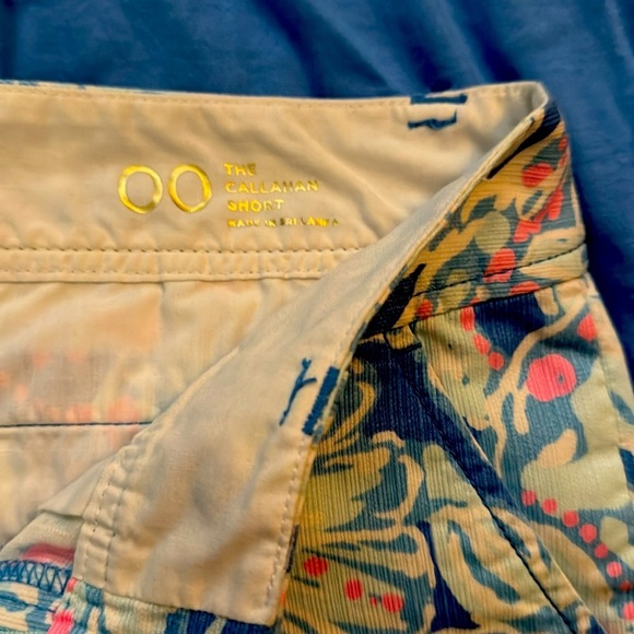 Rare Lilly Pulitzer Callahan Shorts and Matching Tank Top - Picture 3 of 10